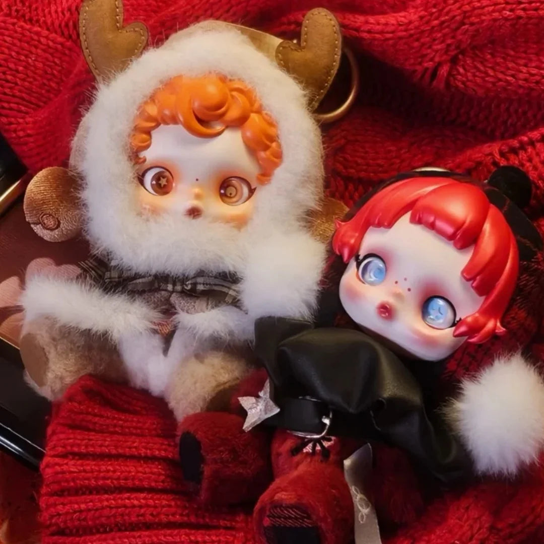 Original Skullpanda Winter Music Series Blind Box Pendant Sp Doll Desktop Ornament Christmas Peripheral Exquisite Surprise Gift