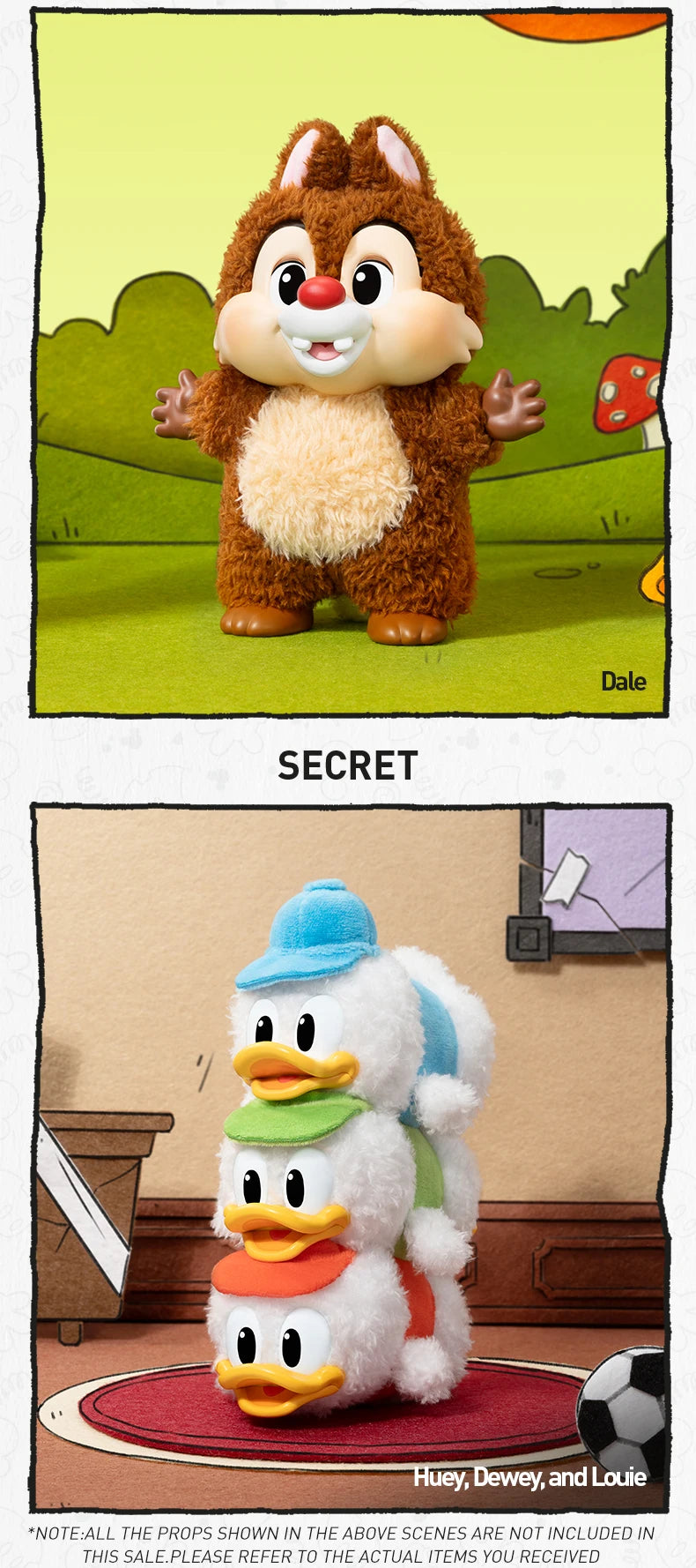 POP MART Mickey Family Cute Together Keychain Series Genuine Mystery Box Blind Box Guess Bag Toys Doll Cute Desktop Ornaments