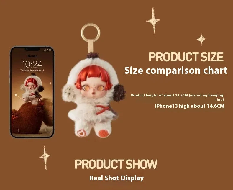 Original Skullpanda Winter Music Series Blind Box Pendant Sp Doll Desktop Ornament Christmas Peripheral Exquisite Surprise Gift