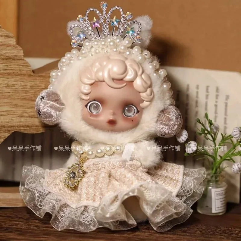 Skullpanda Diy Doll Clothing Set V1 V2 Cute Princess Dress Handmade Replacement Costume Vinyl Doll Accessories