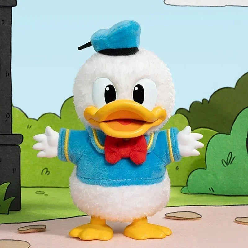 POP MART Mickey Family Cute Together Keychain Series Genuine Mystery Box Blind Box Guess Bag Toys Doll Cute Desktop Ornaments