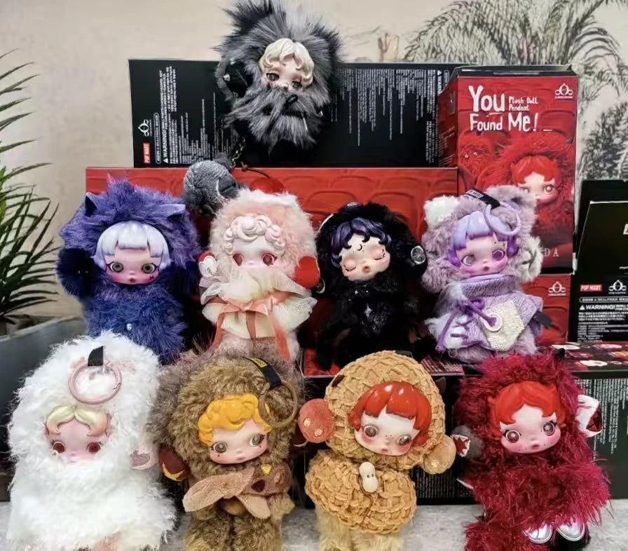 "YOU FOUND  ME" Sleeples Series Theater  SKULLPANDA  100% Original Official POP MART Gift figurine Desk decoration