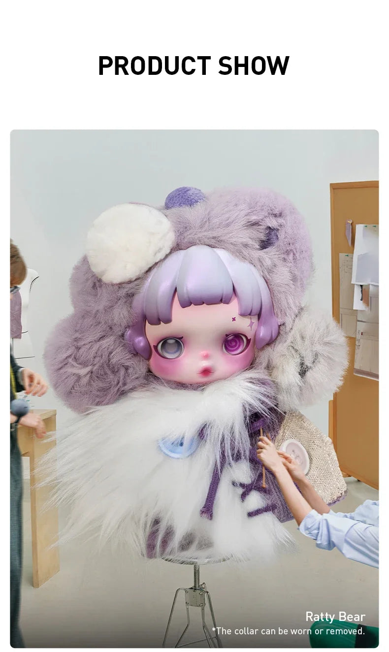 "YOU FOUND  ME" Sleeples Series Theater  SKULLPANDA  100% Original Official POP MART Gift figurine Desk decoration