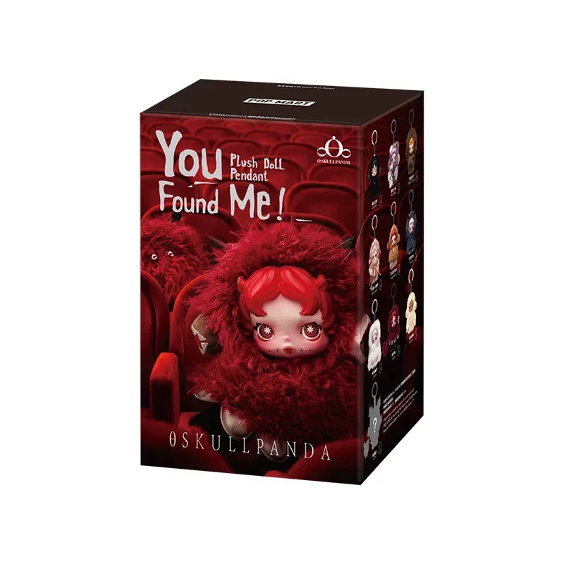 "YOU FOUND  ME" Sleeples Series Theater  SKULLPANDA  100% Original Official POP MART Gift figurine Desk decoration
