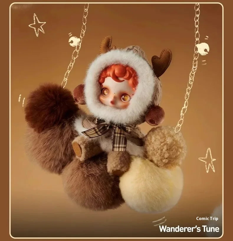 Original Skullpanda Winter Music Series Blind Box Pendant Sp Doll Desktop Ornament Christmas Peripheral Exquisite Surprise Gift