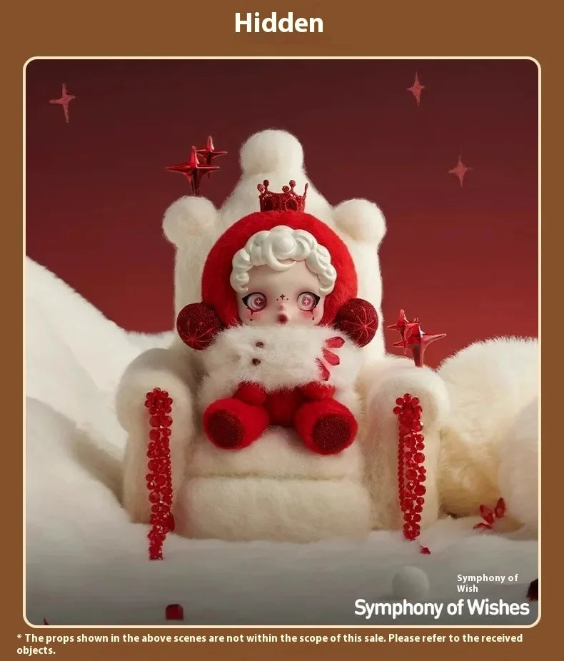 Original Skullpanda Winter Music Series Blind Box Pendant Sp Doll Desktop Ornament Christmas Peripheral Exquisite Surprise Gift