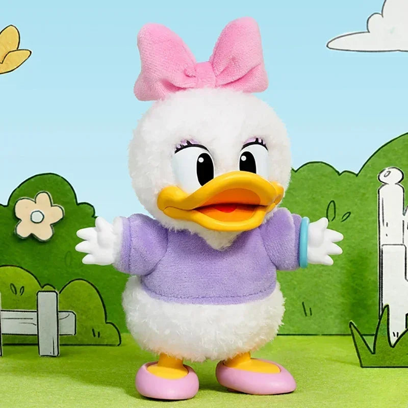 POP MART Mickey Family Cute Together Keychain Series Genuine Mystery Box Blind Box Guess Bag Toys Doll Cute Desktop Ornaments