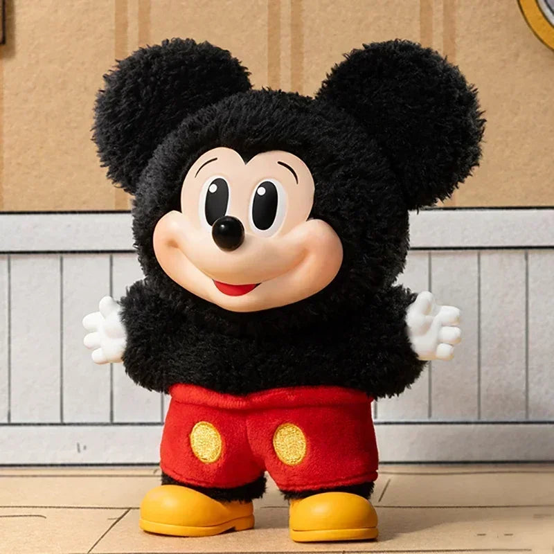 POP MART Mickey Family Cute Together Keychain Series Genuine Mystery Box Blind Box Guess Bag Toys Doll Cute Desktop Ornaments
