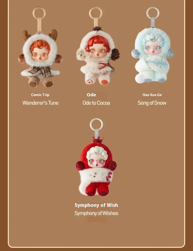 Original Skullpanda Winter Music Series Blind Box Pendant Sp Doll Desktop Ornament Christmas Peripheral Exquisite Surprise Gift