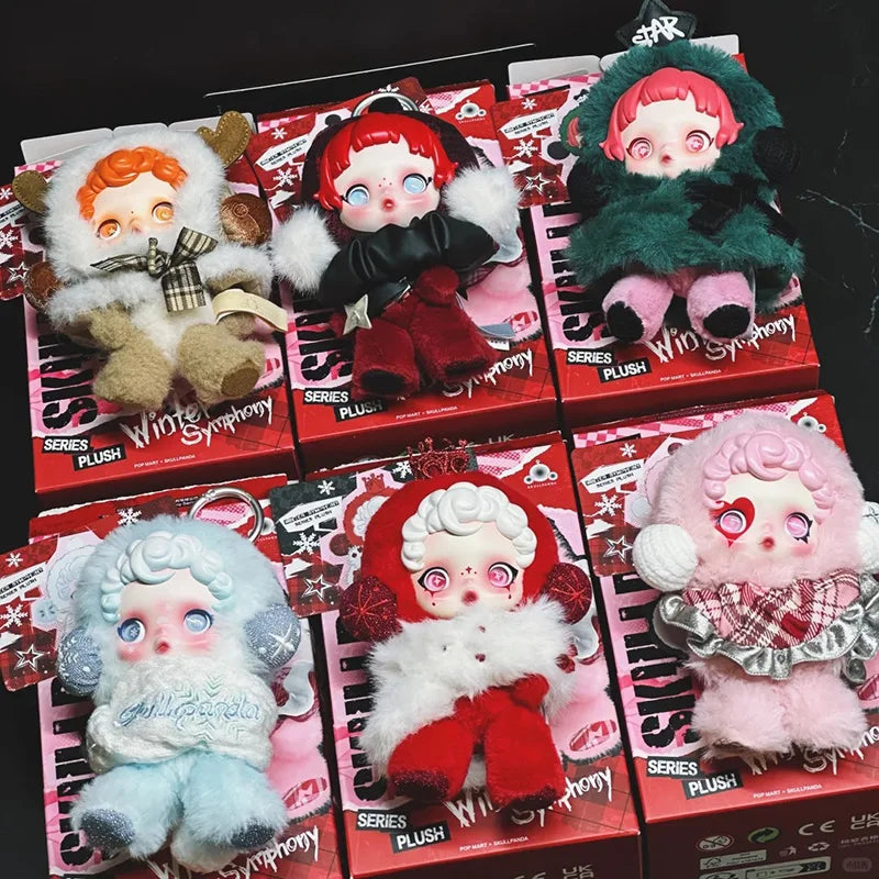 Original Skullpanda Winter Music Series Blind Box Pendant Sp Doll Desktop Ornament Christmas Peripheral Exquisite Surprise Gift