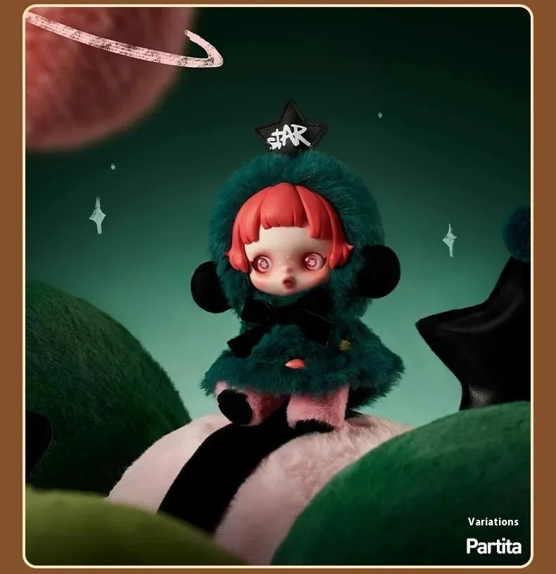 Original Skullpanda Winter Music Series Blind Box Pendant Sp Doll Desktop Ornament Christmas Peripheral Exquisite Surprise Gift